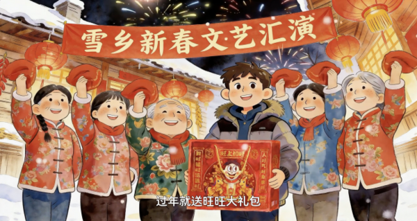 中式年味的正确打开方式！旺旺新春贺岁片诠释“送旺=送心意”